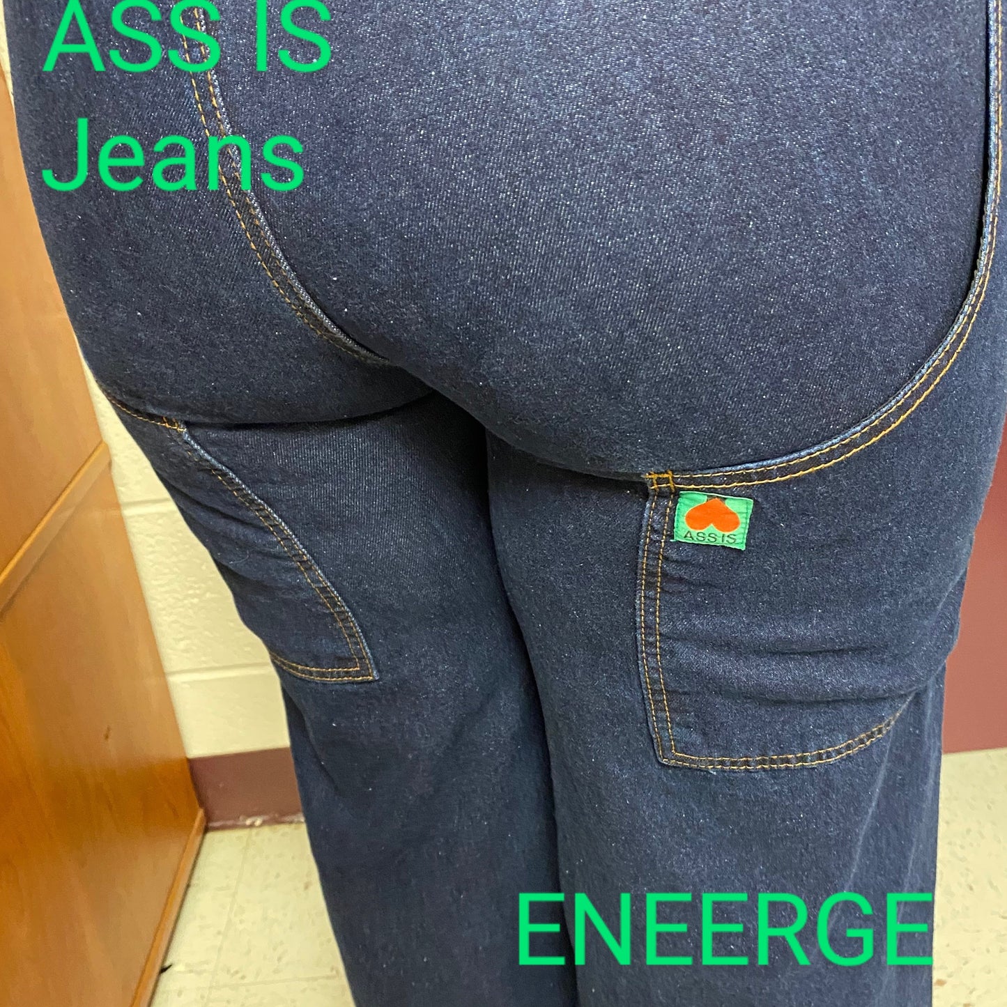ASS IS Women Designer Jeans by ENEERGE™, size 34