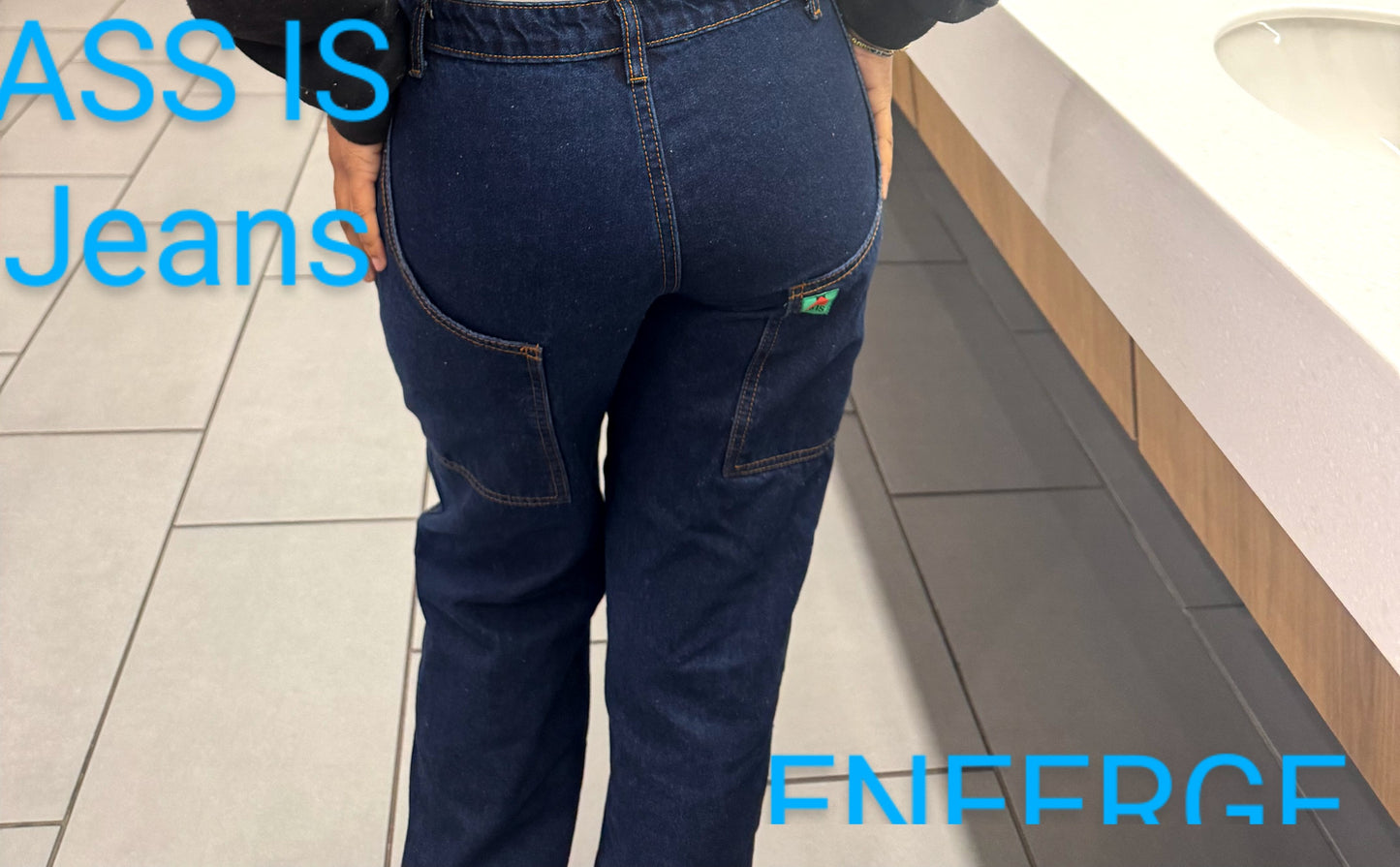 ASS IS Women Designer Jeans by ENEERGE™, size 26
